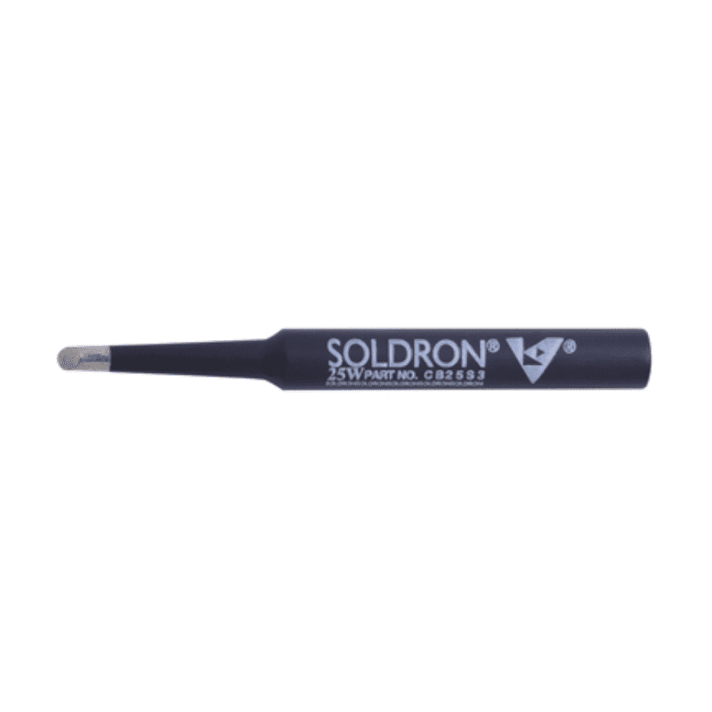 Soldron Black Ceramic Coated Delux Spade Bit for Soldron 25W Soldering Iron - CB25S3