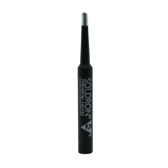 Soldron Black Ceramic Coated Delux Spade Bit for Soldron 25W Soldering Iron - CB25S3