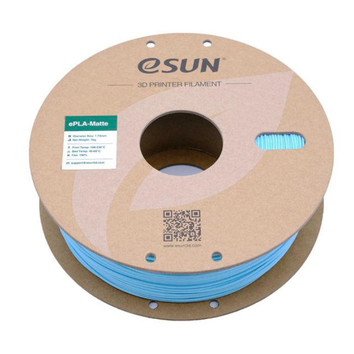 eSun PLA+ 1kg 1.75mm 3D Printing Filament Light Blue Color