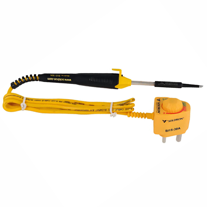 Soldron 15-30W 220V Variable Wattage Soldering Iron - Ideal for Precision Electronics Work