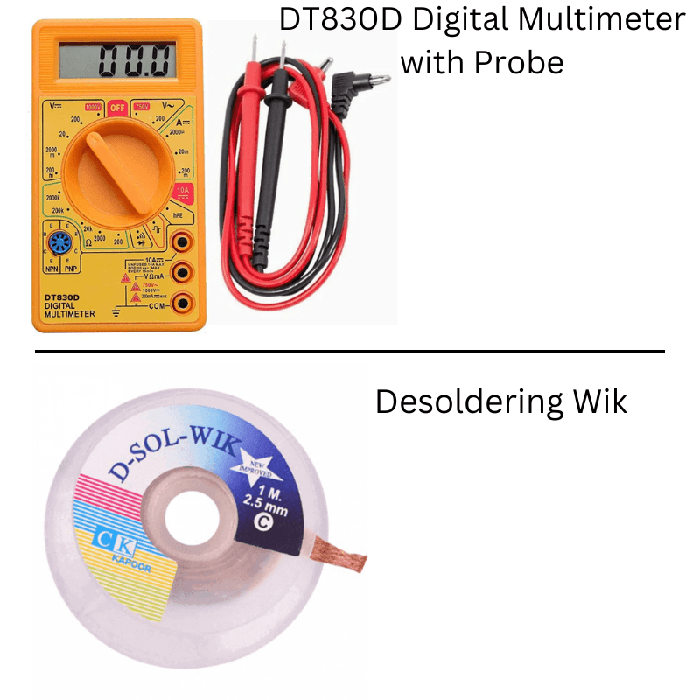 Iotcart SES-P-3559 25W Soldering Iron Kit - Electronics Repair & PCB Work