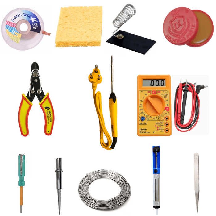 Iotcart SES-P-3559 25W Soldering Iron Kit - Electronics Repair & PCB Work