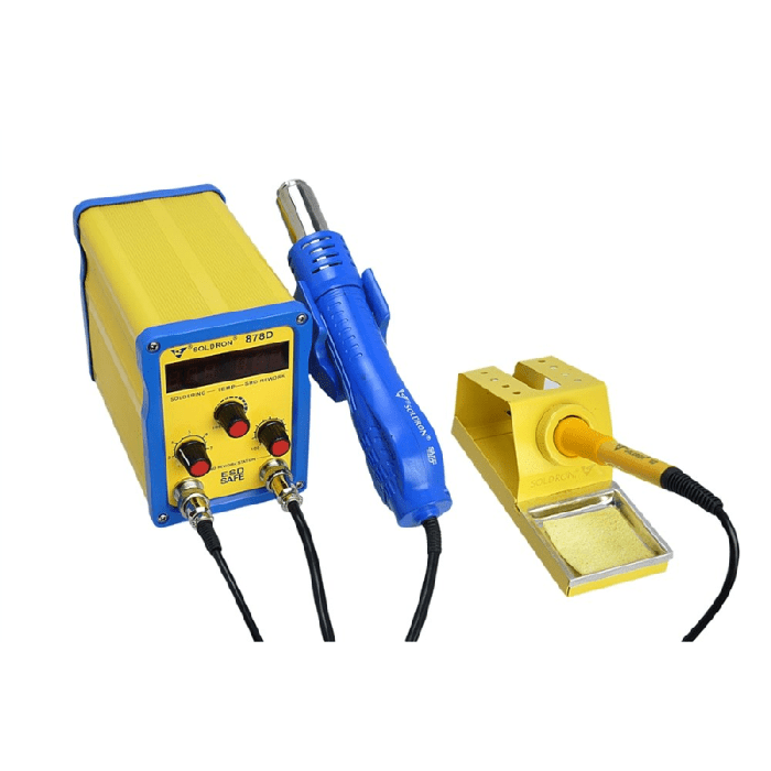 SOLDRON 878D Multi Function ESD Protected Hot Air and Iron Digital Rework Station