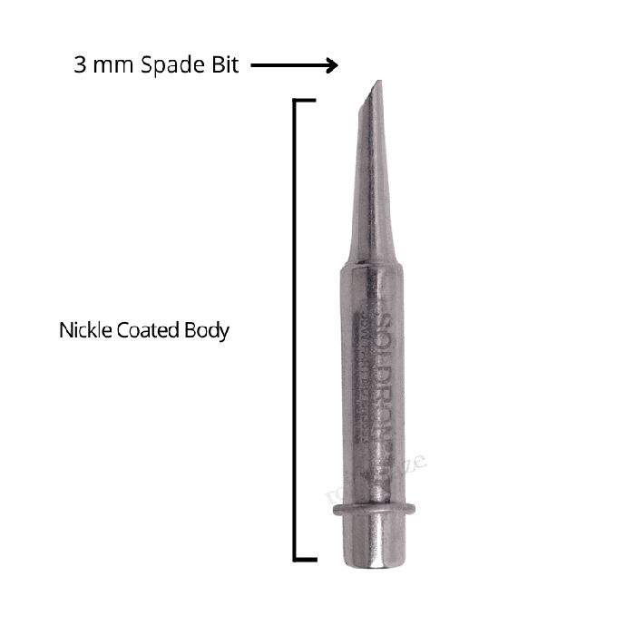 Iotcart SES-P-3575 35W Nickel-Plated Spade Tip for Soldron Iron - Buy in India