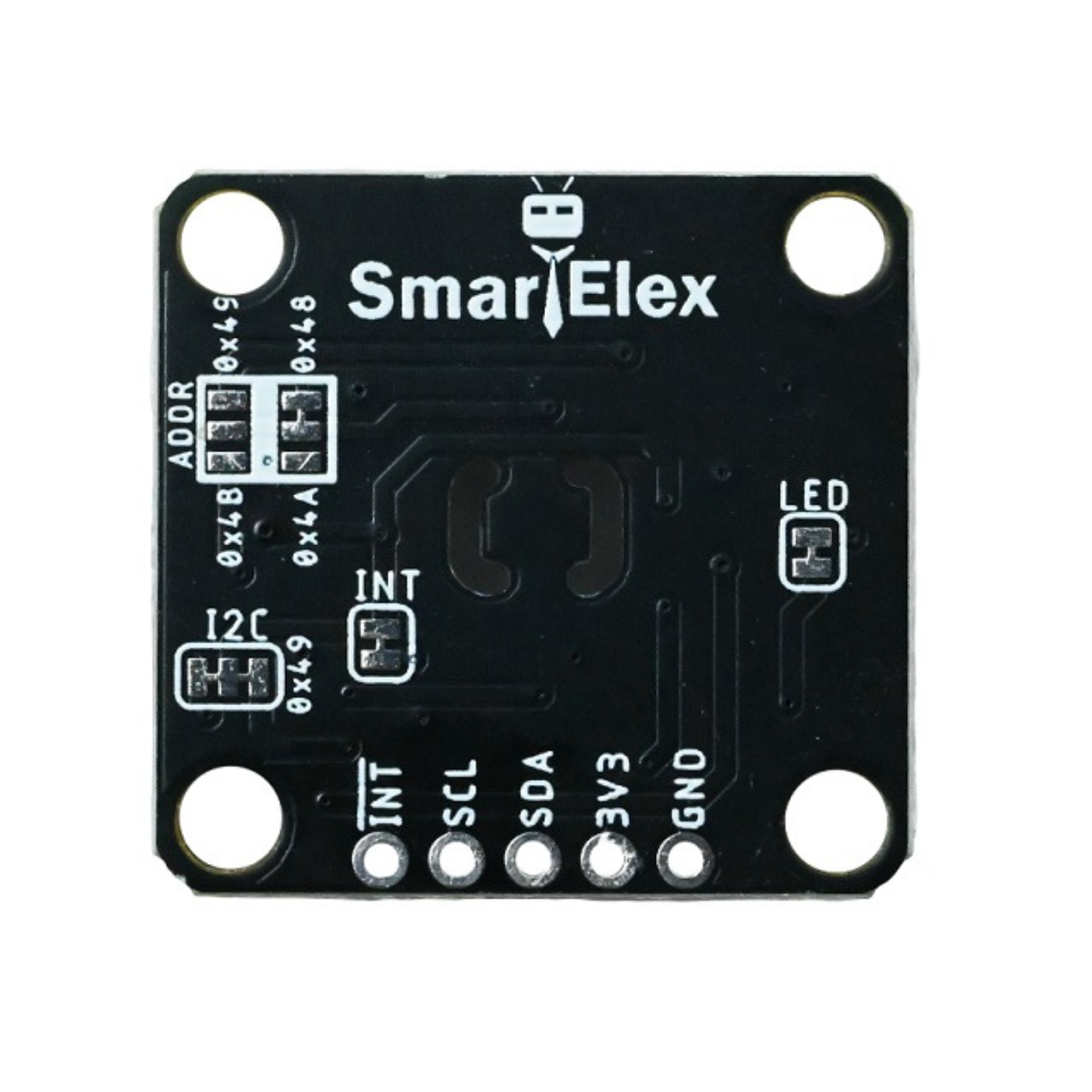 SmartElex TMP117 Temperature Sensor Module - I2C Interface for Accurate Thermal Measurement