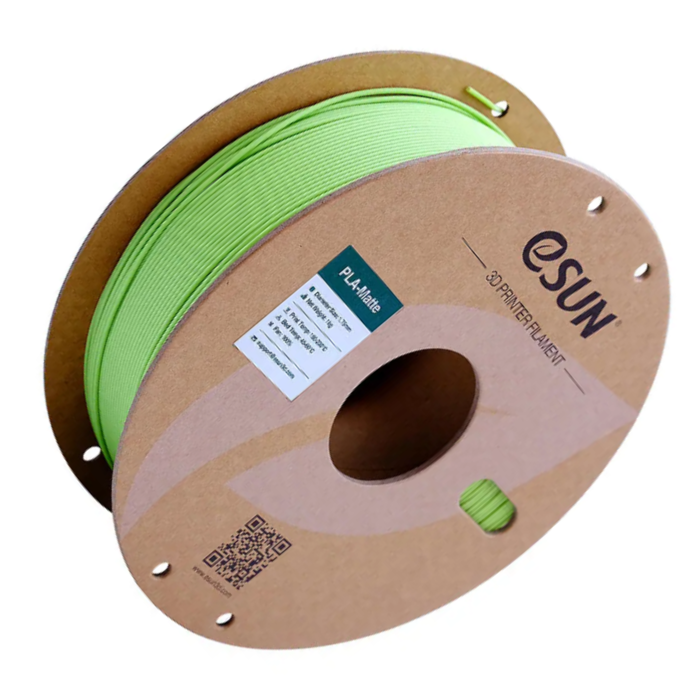 eSun 1.75mm PLA-Matte Filament 1kg Matcha Green - 3D Printing