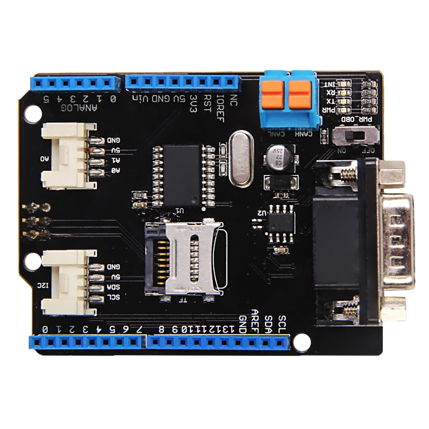 Seeed Studio CAN-BUS Shield V2 with High-Performance MCP2515 Controller & MCP2551 Transceiver