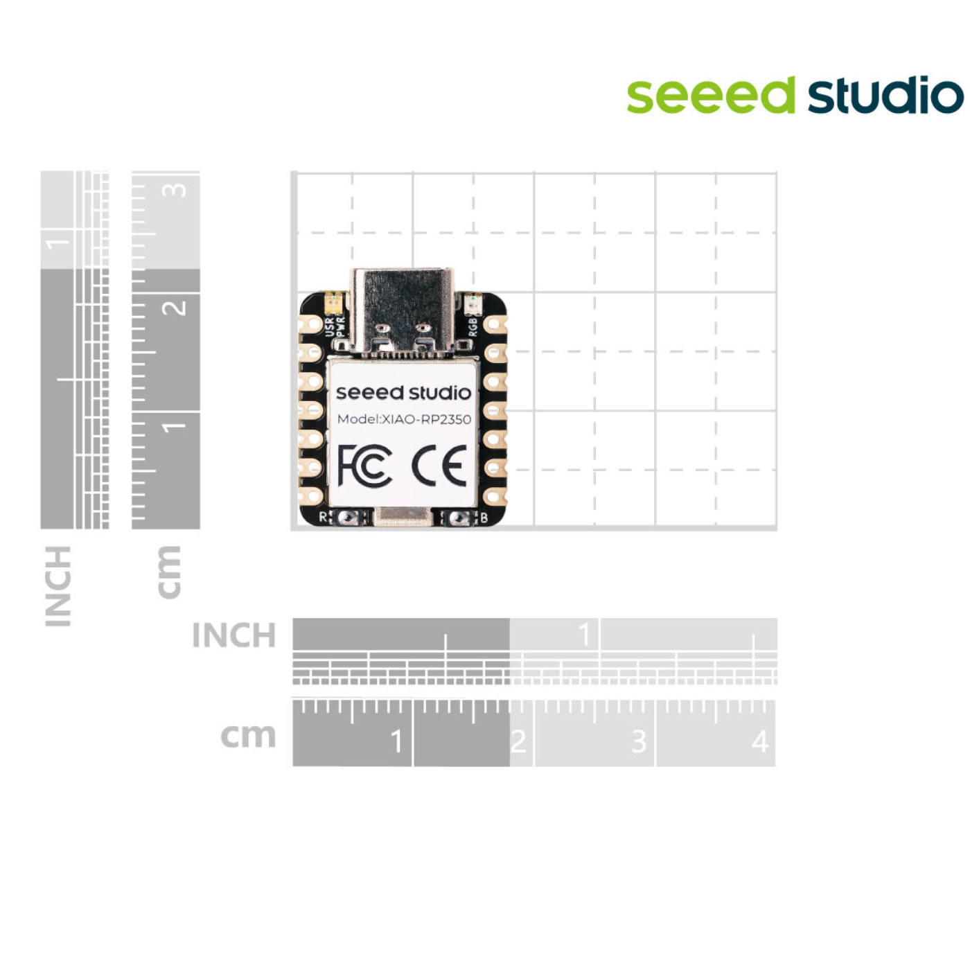 Seeed Studio XIAO RP2350 Development Board Support Micropython / C, C++