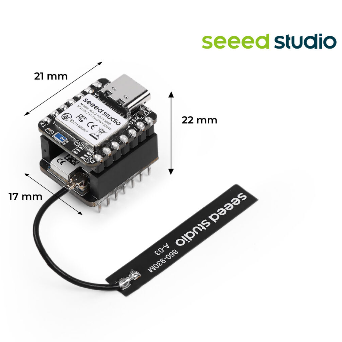 Seeed Studio XIAO nRF52840 Module & Wio-SX1262 Kit for Meshtastic