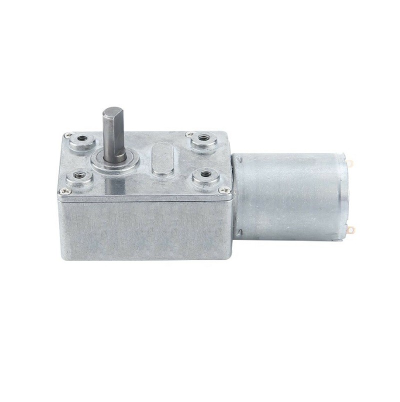 JGY370 DC 12V 210 RPM High Torque Worm Gear Motor - Robotics & Automation