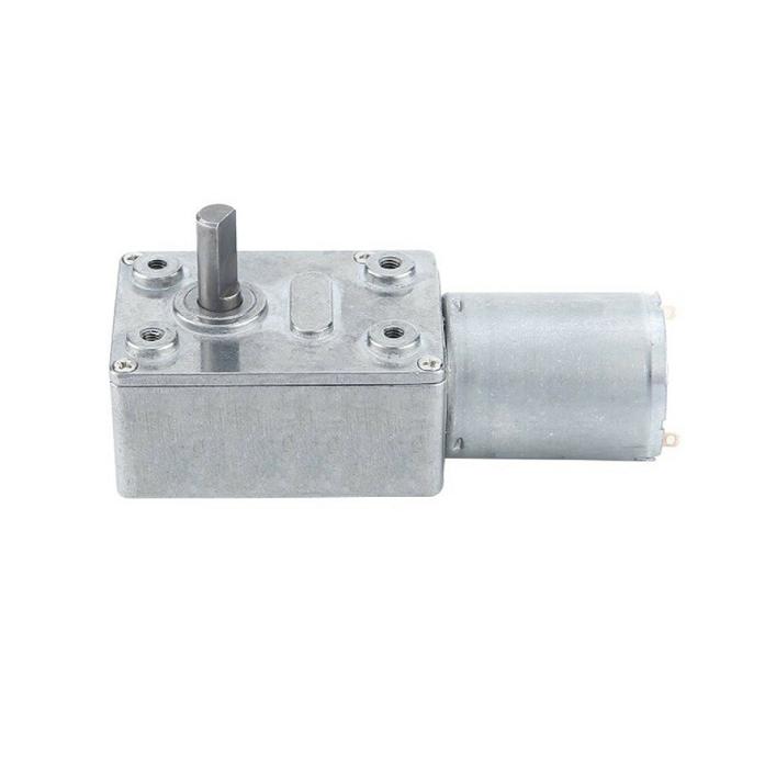 JGY370 DC 12V 210 RPM High Torque Worm Gear Motor - Robotics & Automation