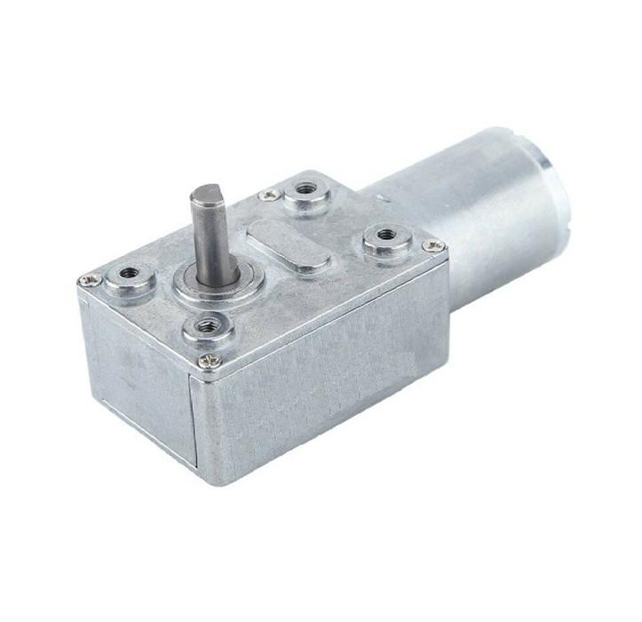 JGY370 DC 12V 210 RPM High Torque Worm Gear Motor - Robotics & Automation