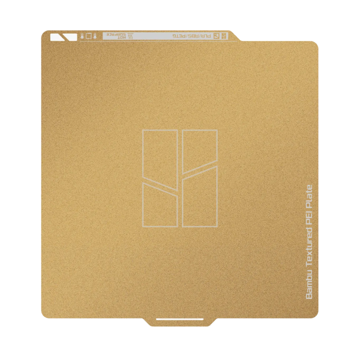 Bambu Lab SES-P-3624 Textured PEI Plate for 3D Printers - High-Temp Filament Compatible