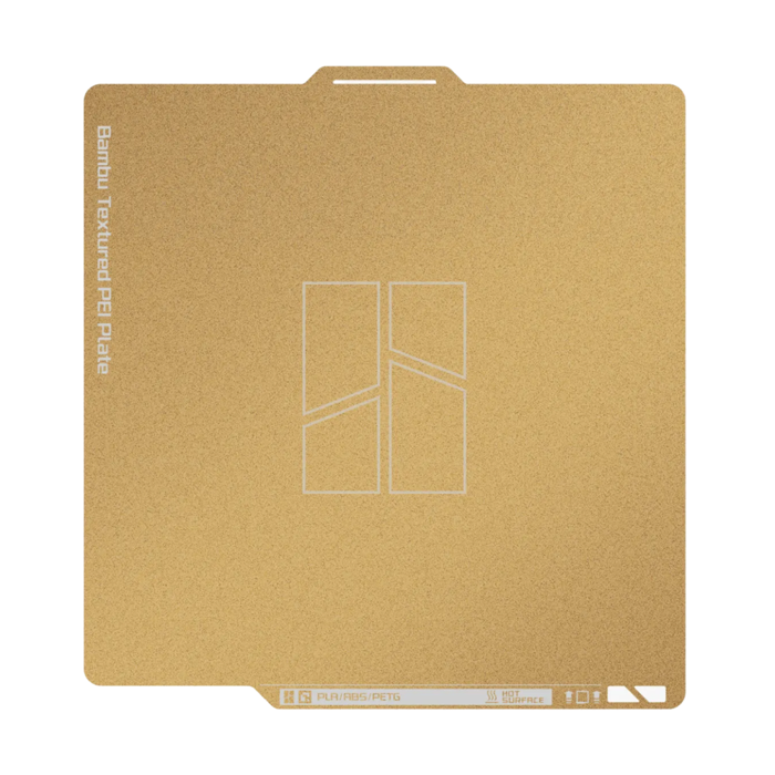 Bambu Lab SES-P-3624 Textured PEI Plate for 3D Printers - High-Temp Filament Compatible