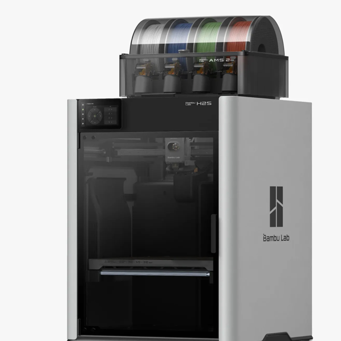 Bambu Lab H2S AMS Combo 3D Printer - High-Speed FDM Printer for Engineering & Prototyping