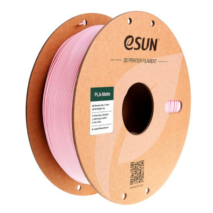 eSun 1.75mm PLA-Matte Filament 1kg Peach Pink Color