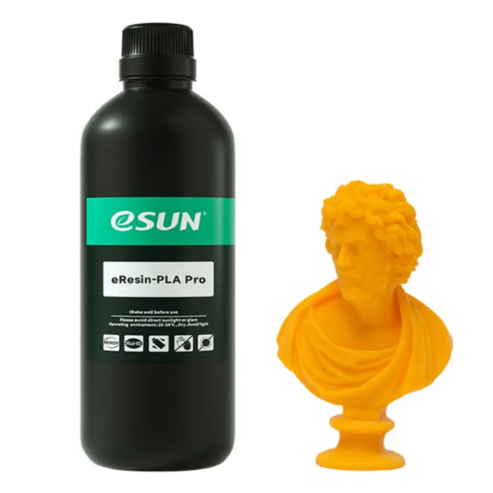 eSun eResin-PLA Pro 1kg Bottle Orange - High Resolution 3D Printing Resin