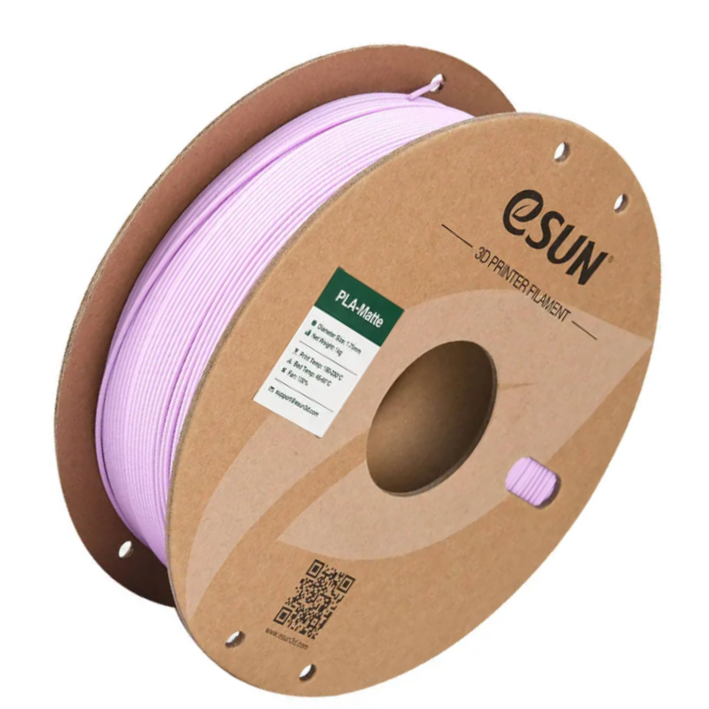 eSun 1.75mm 1kg Roll PLA-Matte Filament Lilac Color