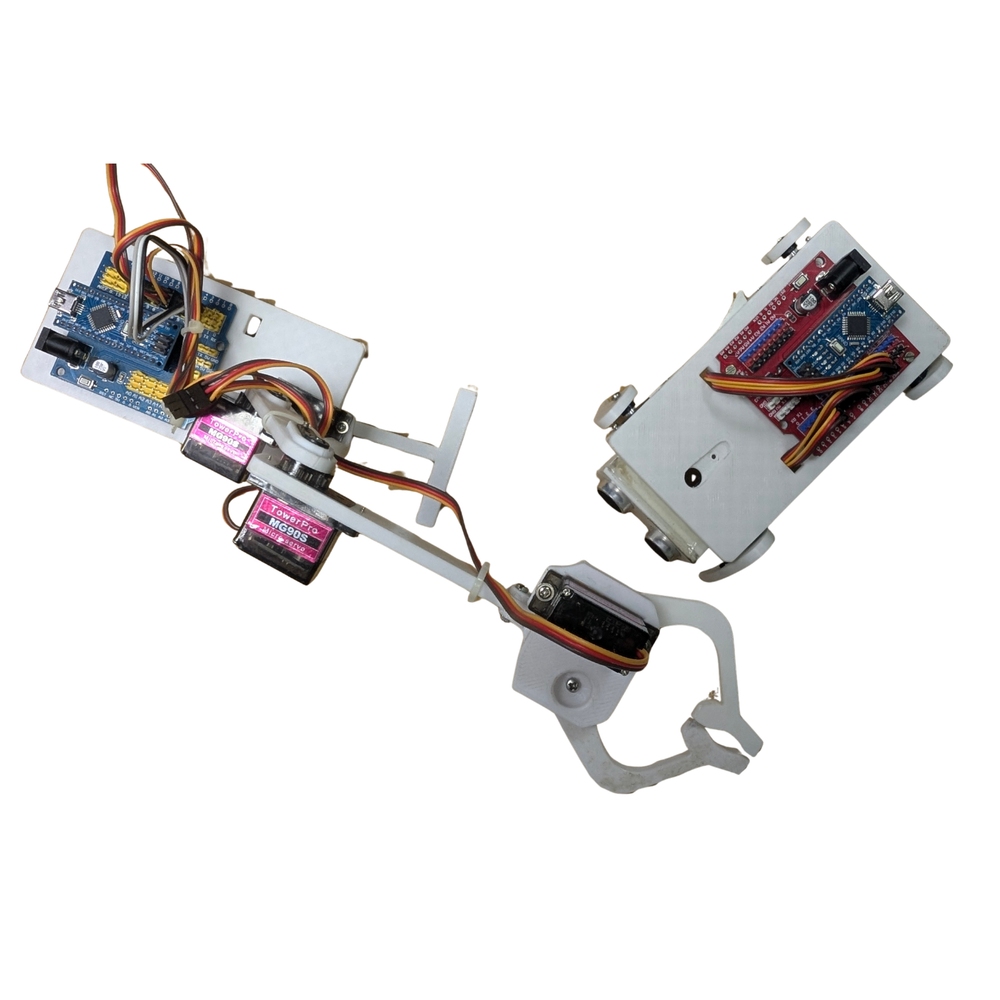 STEM 2-in-1 Robotic Kit Quadruped Dog Robot and 4DOF Robotic Arm