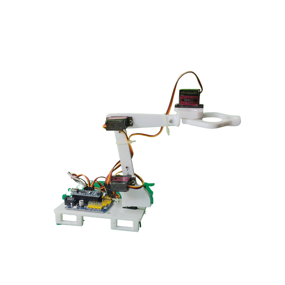 STEM 2-in-1 Robotic Kit Quadruped Dog Robot and 4DOF Robotic Arm