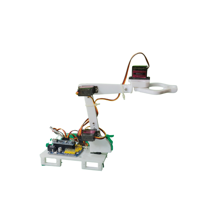 STEM 2-in-1 Robotic Kit Quadruped Dog Robot and 4DOF Robotic Arm