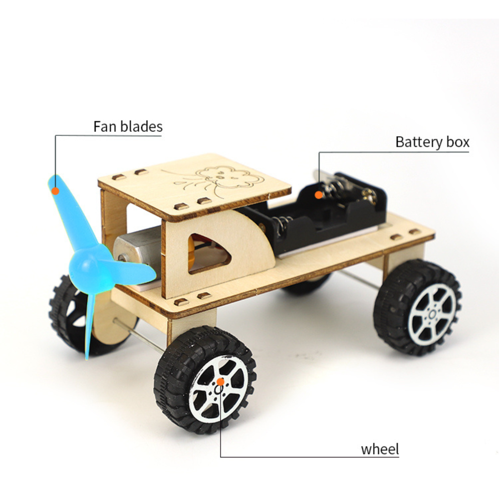 Pludo Wind Rider STEM Kit – Air Pressure Science Kit for Kids 3–5 | Mont –2 Motion & Force Model