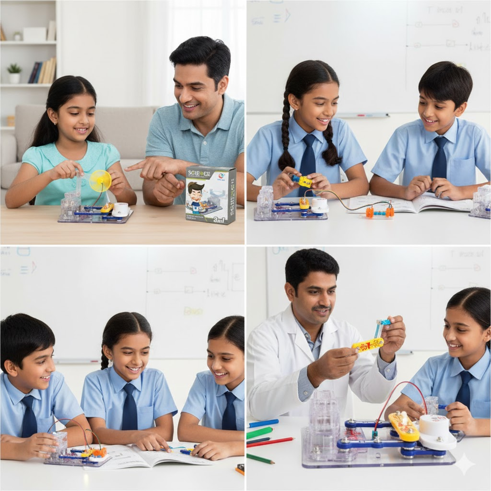 Pludo Human Power Generator Science Kit - Electromagnetic Induction Model for Grades 1-2 | Ages 6-7