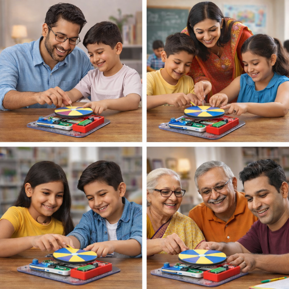 Pludo Light & Colour Lab Science Kit – Optical Illusion Model for Grades 1-2 | Ages 6-7