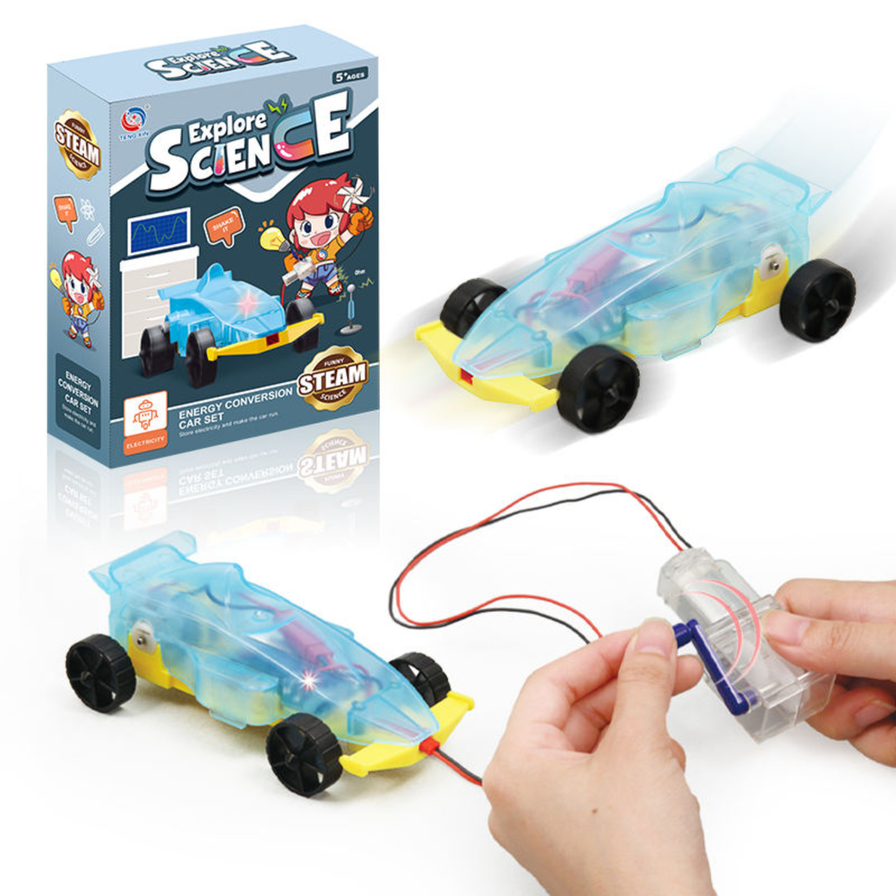 Pludo ElectroDrive STEM Kit– Energy Conversion Kit Science Toy for Grades 1-2 | Ages 6-7