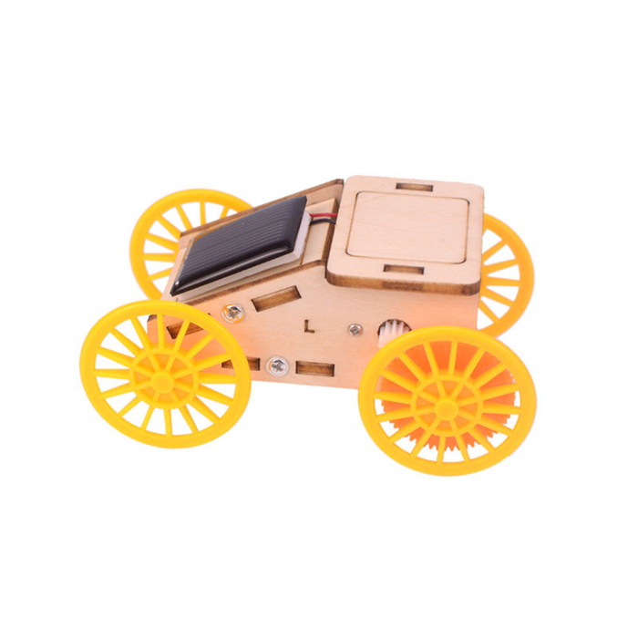 Pludo Solar Racer Car DIY Kit – Build a Light Following Car for Ages 8–11 | Grade 3–5