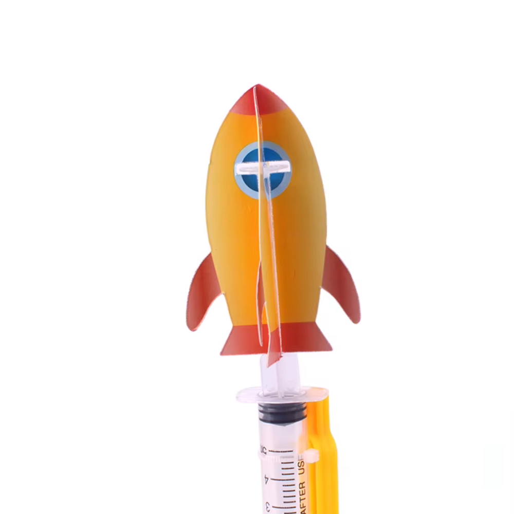 Pludo Rocket Launcher Kit DIY Science Kit – Learn Air Pressure & Rocket Launch Concepts for Ages 8–11 | Grade 3–5