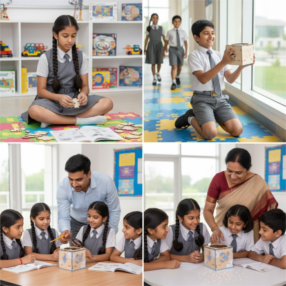 Pludo Mini Planetarium DIY Kit – DIY Science Kit for Kids 8–11 | Grade 3–5 Constellation Learning Toy