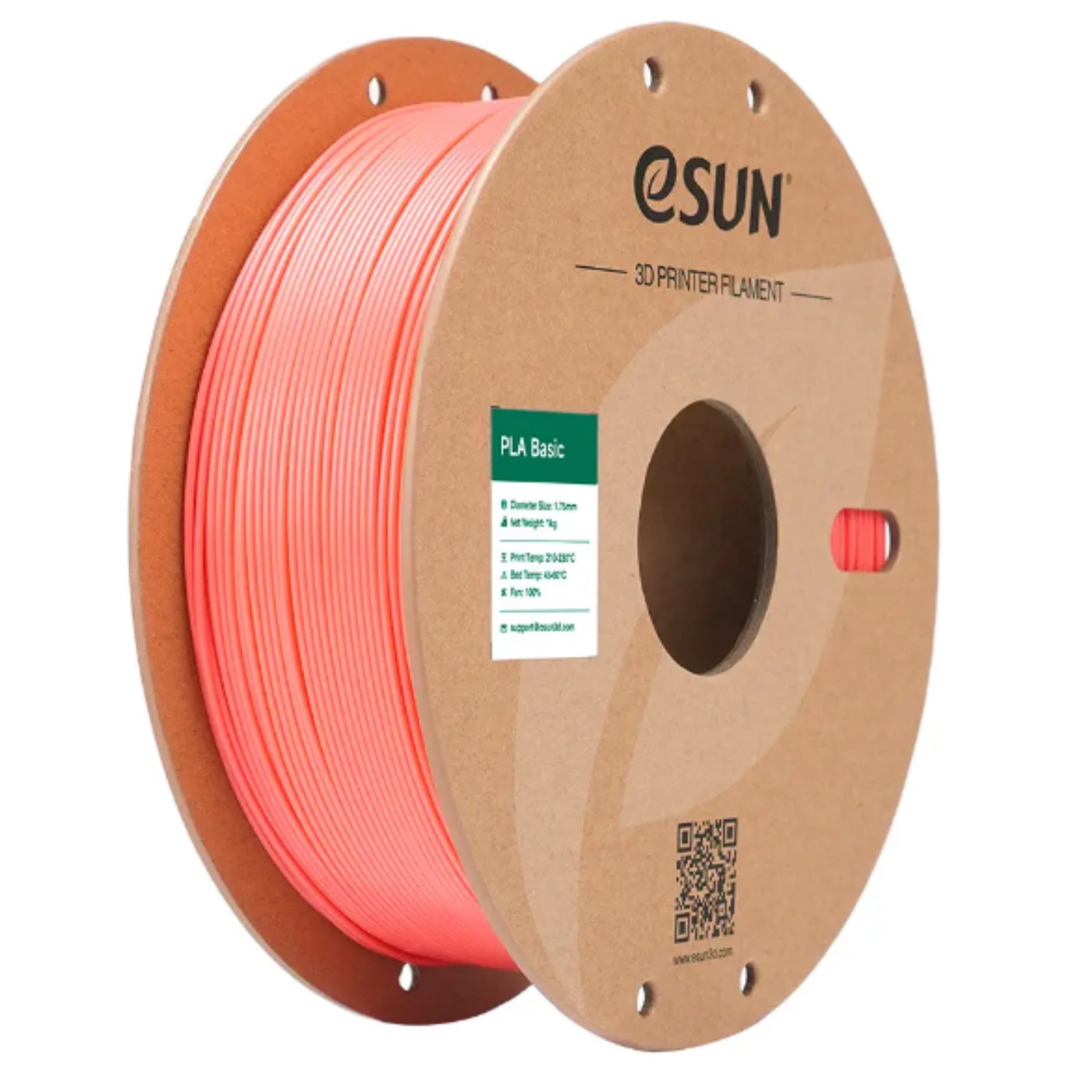 eSun PLA-Basic 3D Printing Filament 1.75mm 1kg Pink Color