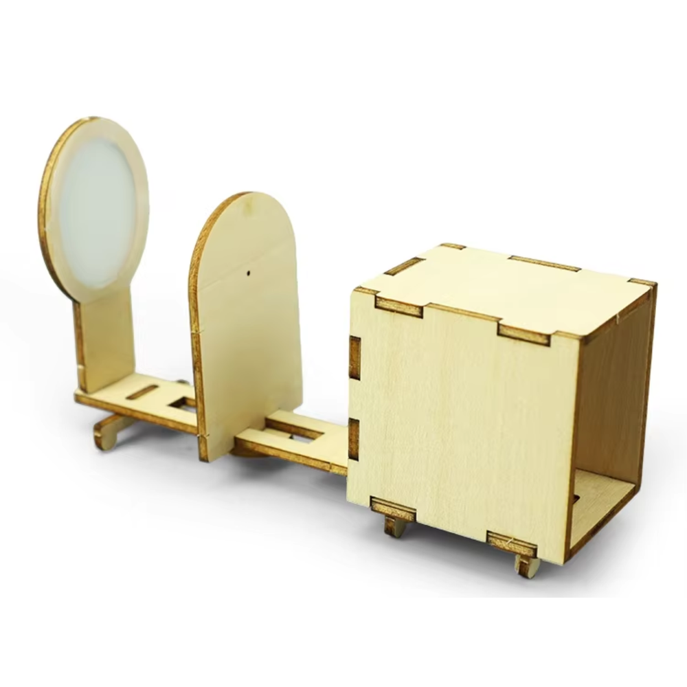 Pludo Pinhole Projector – DIY STEM Kit for Kids 8–11 | Grade 3 to 5 Small Hole Imaging Learning Project