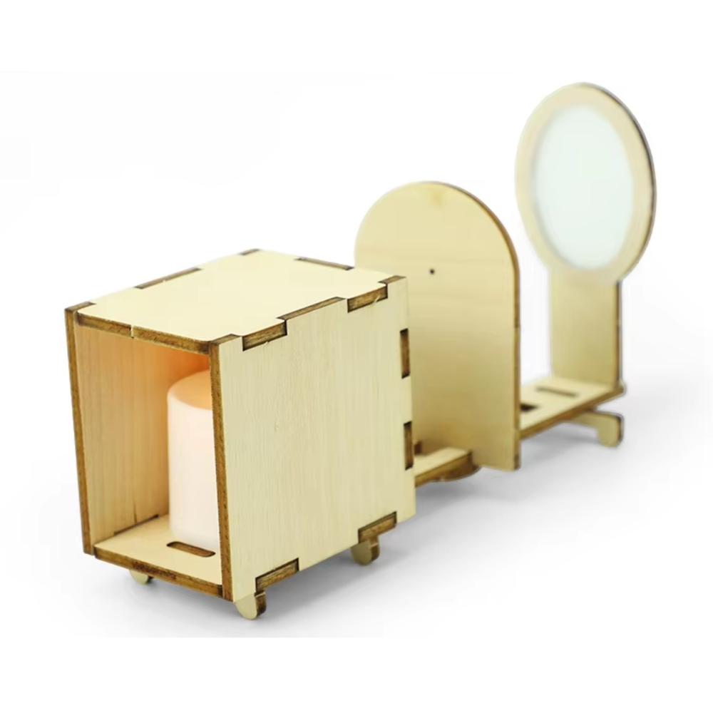 Pludo Pinhole Projector – DIY STEM Kit for Kids 8–11 | Grade 3 to 5 Small Hole Imaging Learning Project