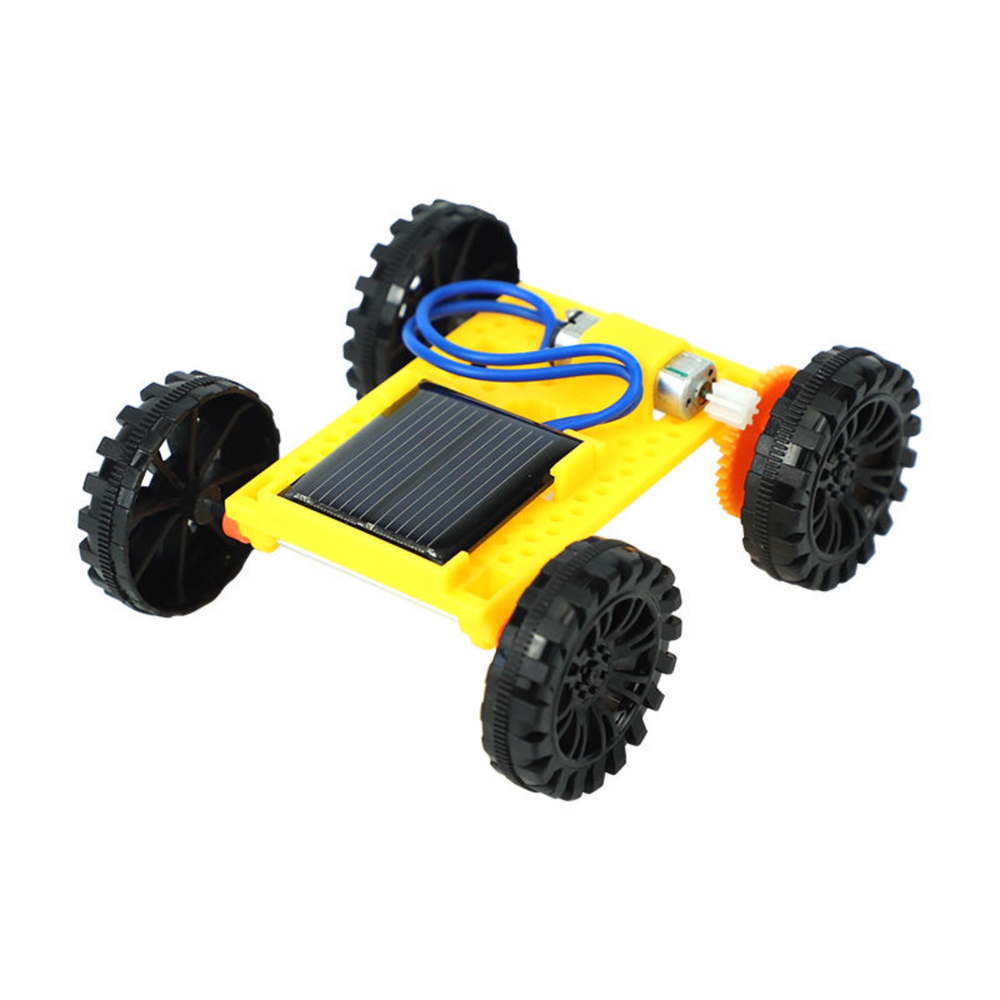 Pludo STEM Kit Solar Car – DIY Science Kit for Kids 8–11 | Grade 3–5 Solar-Powered Toy Car Building Activity