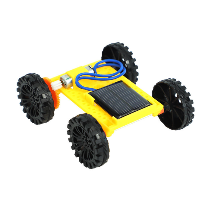 Pludo STEM Kit Solar Car – DIY Science Kit for Kids 8–11 | Grade 3–5 Solar-Powered Toy Car Building Activity