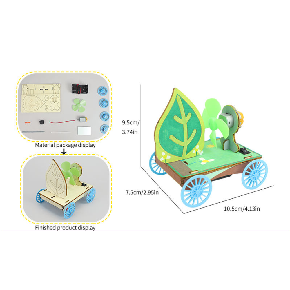 Pludo STEM Kit Gusto Car – DIY Science Toy for Kids 8–11 | Grade 3–5 Reaction Force Experiment Kit