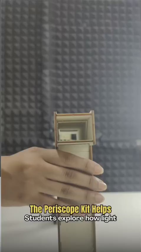 Pludo DIY Periscope Activity STEM Kit – Mirrors and Reflection Learning Toy for Kids 8–11 |Grade 3–5 DIY Science Experiment Kit