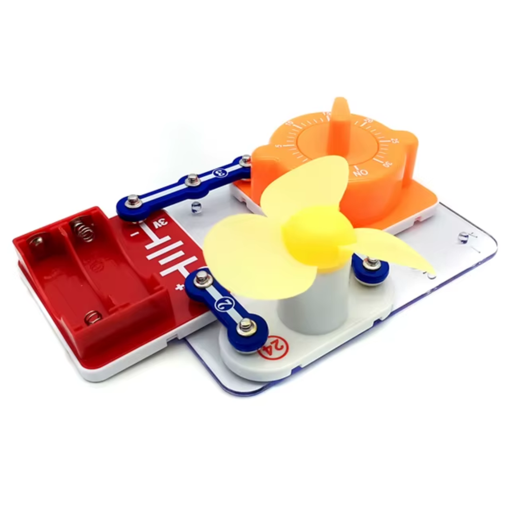 Pludo Time Control Lab Science Kit - Time Delay Circuit Model for Grades 4-5 | Ages 9-10