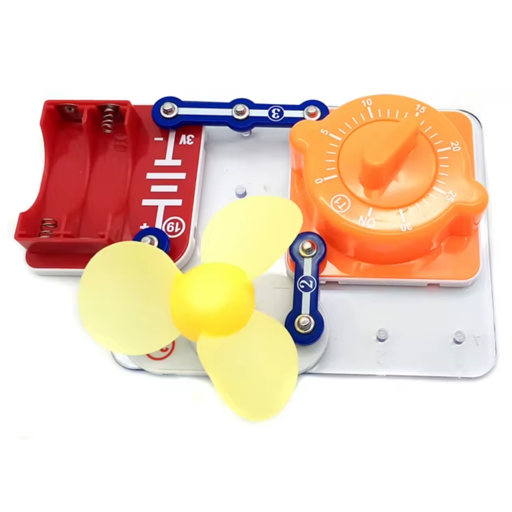 Pludo Time Control Lab Science Kit - Time Delay Circuit Model for Grades 4-5 | Ages 9-10