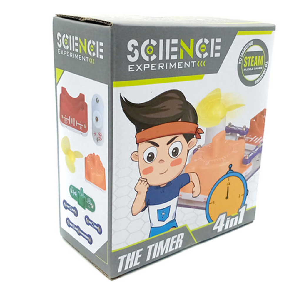 Pludo Time Control Lab Science Kit - Time Delay Circuit Model for Grades 4-5 | Ages 9-10