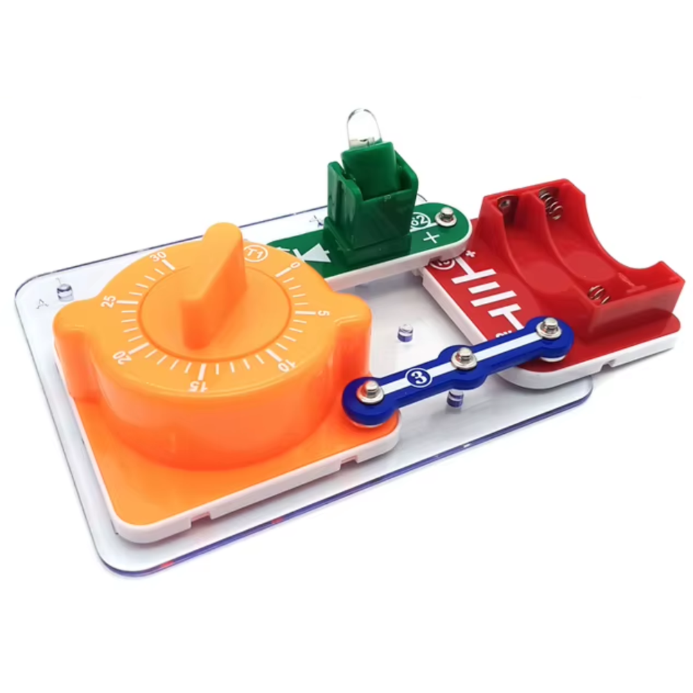 Pludo Time Control Lab Science Kit - Time Delay Circuit Model for Grades 4-5 | Ages 9-10
