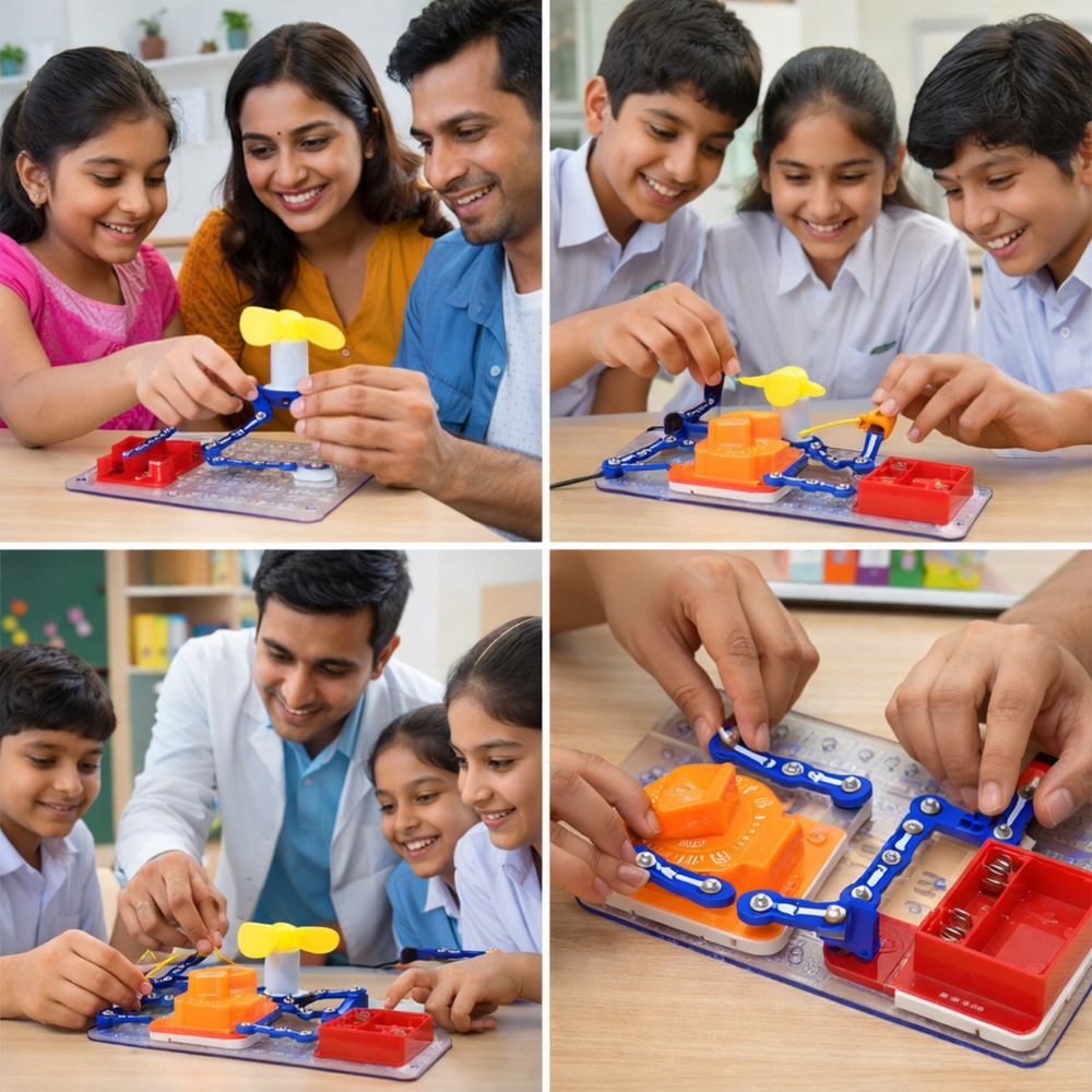 Pludo Time Control Lab Science Kit - Time Delay Circuit Model for Grades 4-5 | Ages 9-10