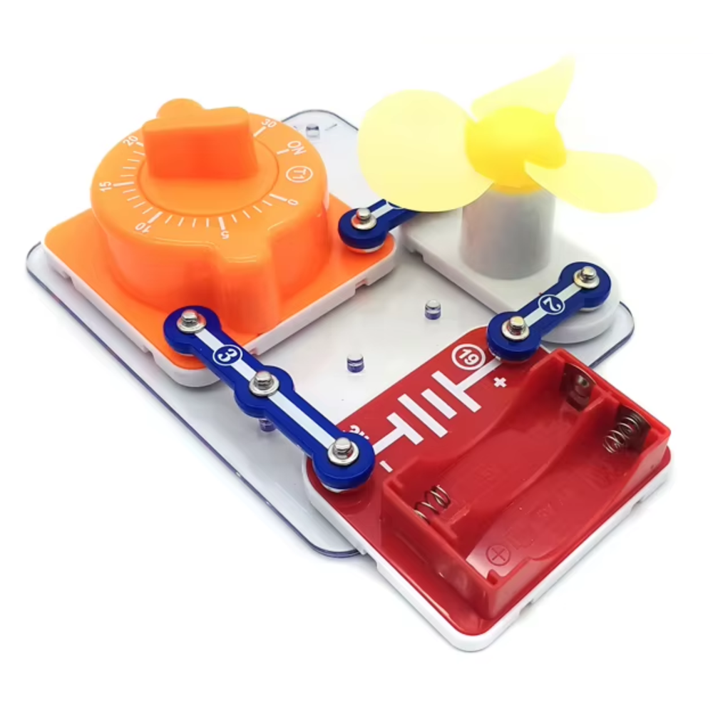 Pludo Time Control Lab Science Kit - Time Delay Circuit Model for Grades 4-5 | Ages 9-10