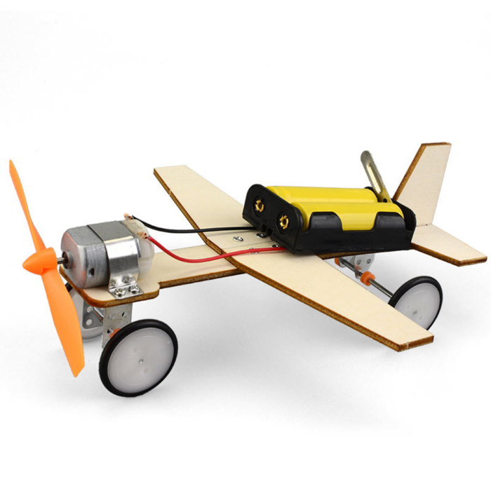 Pludo STEM Kit DIY AIRCRAFT – DIY Science Kit for Kids 11–14 | Grade 6–8 Learn Concepts of Propulsion