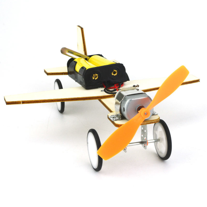 Pludo STEM Kit DIY AIRCRAFT – DIY Science Kit for Kids 11–14 | Grade 6–8 Learn Concepts of Propulsion