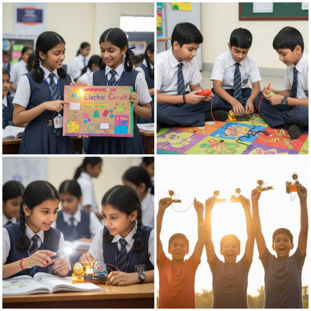 Pludo STEM Kit Electro Spin – DIY Educational Toy for Kids 11–14 | Grade 6–8 Motor Generator Science Experiment Kit