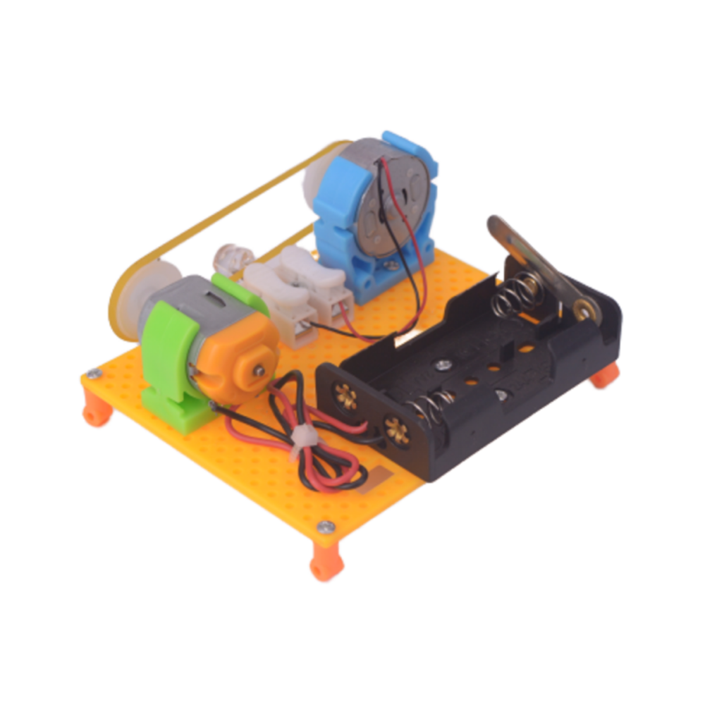 Pludo STEM Kit Electro Spin – DIY Educational Toy for Kids 11–14 | Grade 6–8 Motor Generator Science Experiment Kit