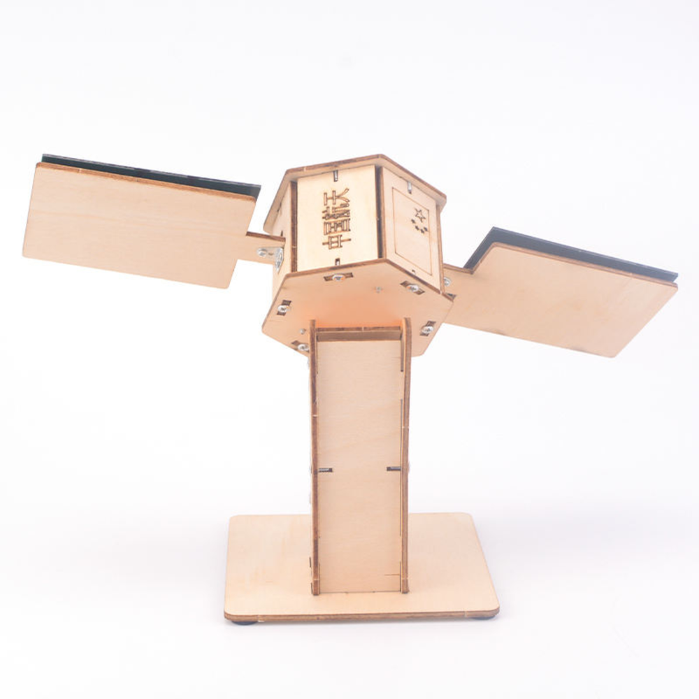 Pludo Solar Satellite DIY Kit – Solar Energy Learning DIY Science Kits for Kids 11–14 | Grades 6–8